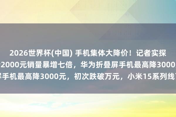 2026世界杯(中国) 手机集体大降价！记者实探郑州线下门店：苹果降价2000元销量暴增七倍，华为折叠屏手机最高降3000元，初次跌破万元，小米15系列线下已无货