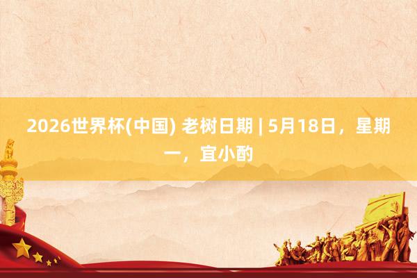 2026世界杯(中国) 老树日期 | 5月18日，星期一，宜小酌