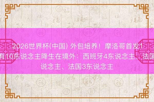 2026世界杯(中国) 外包培养！摩洛哥首发11东说念主有10东说念主降生在境外：西班牙4东说念主、法国3东说念主